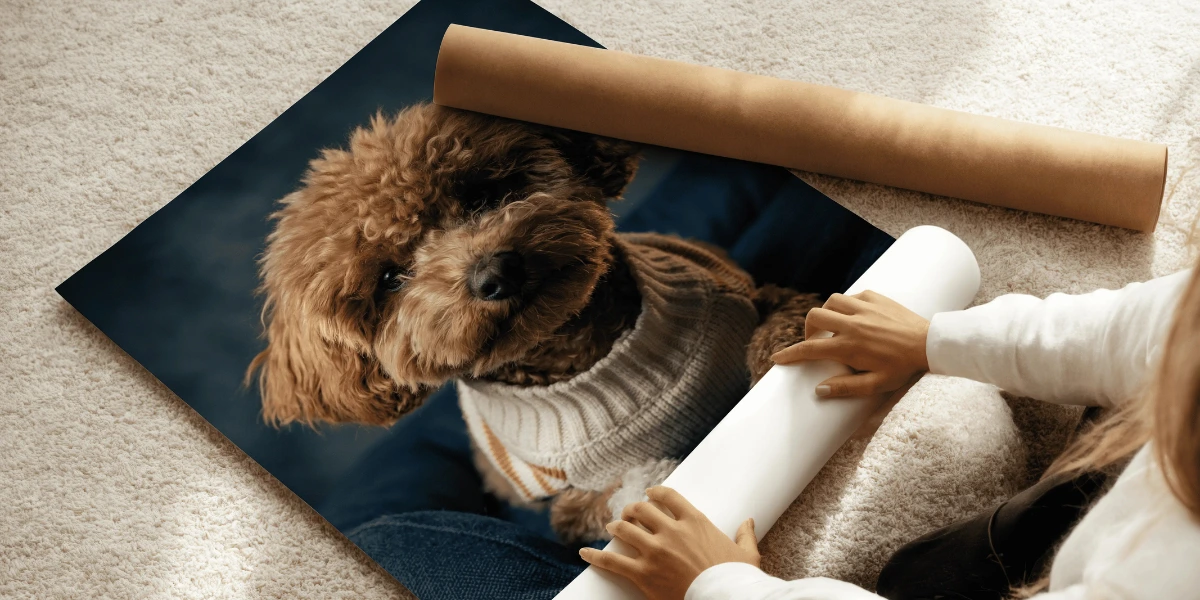 Custom pet portrait gift