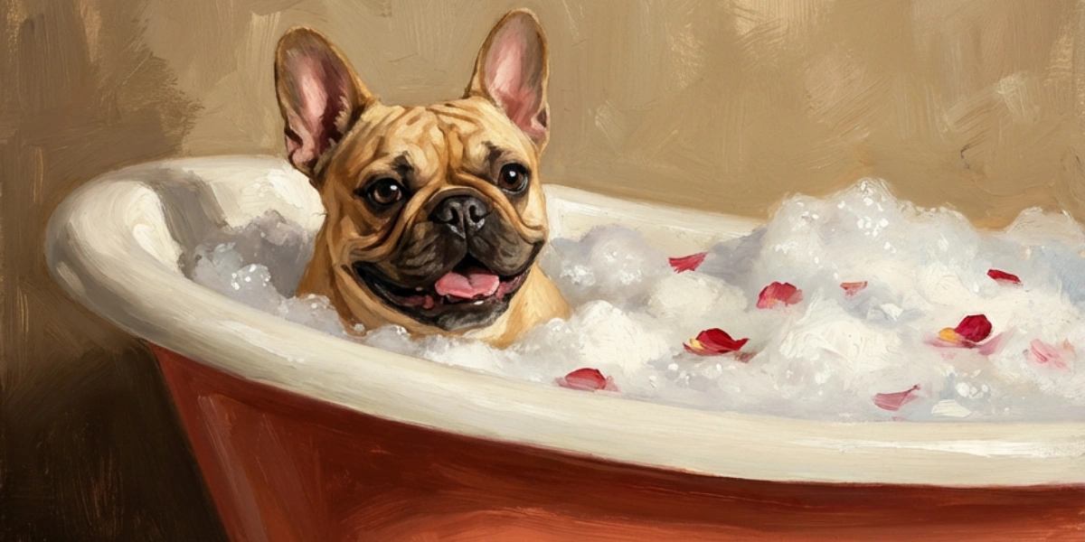 Dog portrait gift example
