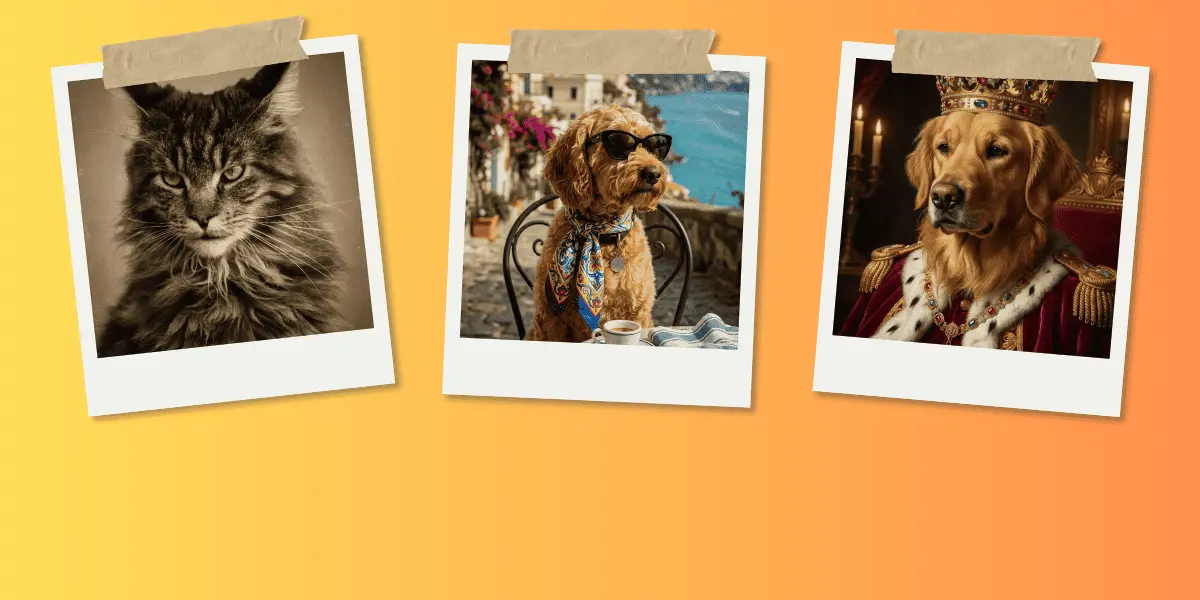 Pet pics turned into stunning portrait art