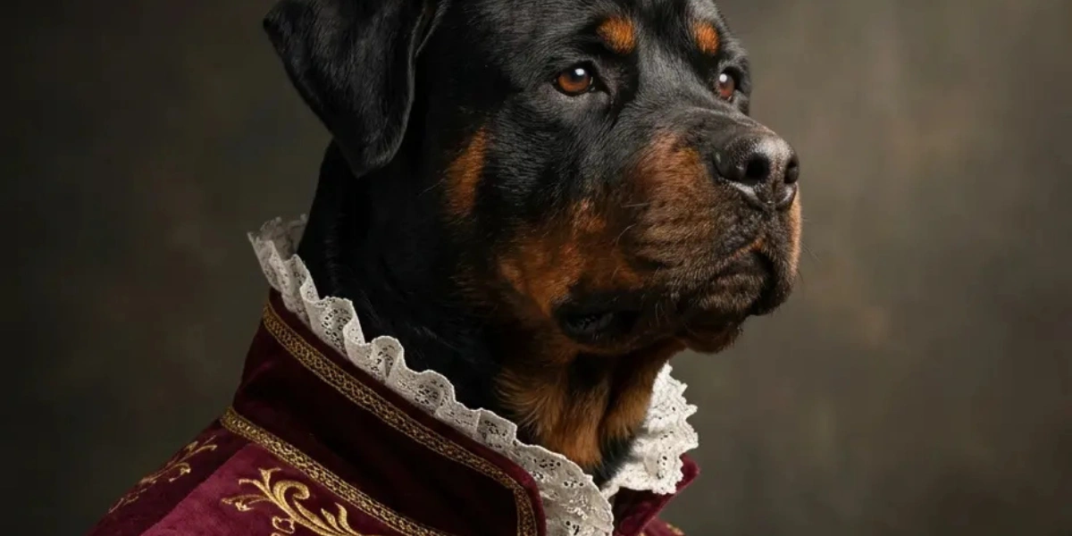 Renaissance pet portrait example
